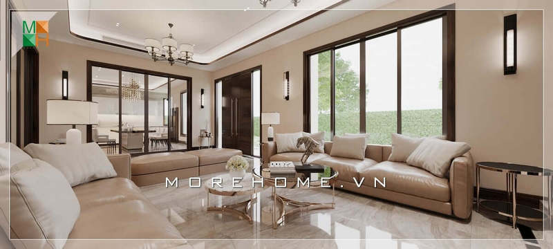 thiết kế phòng khách hiện đại